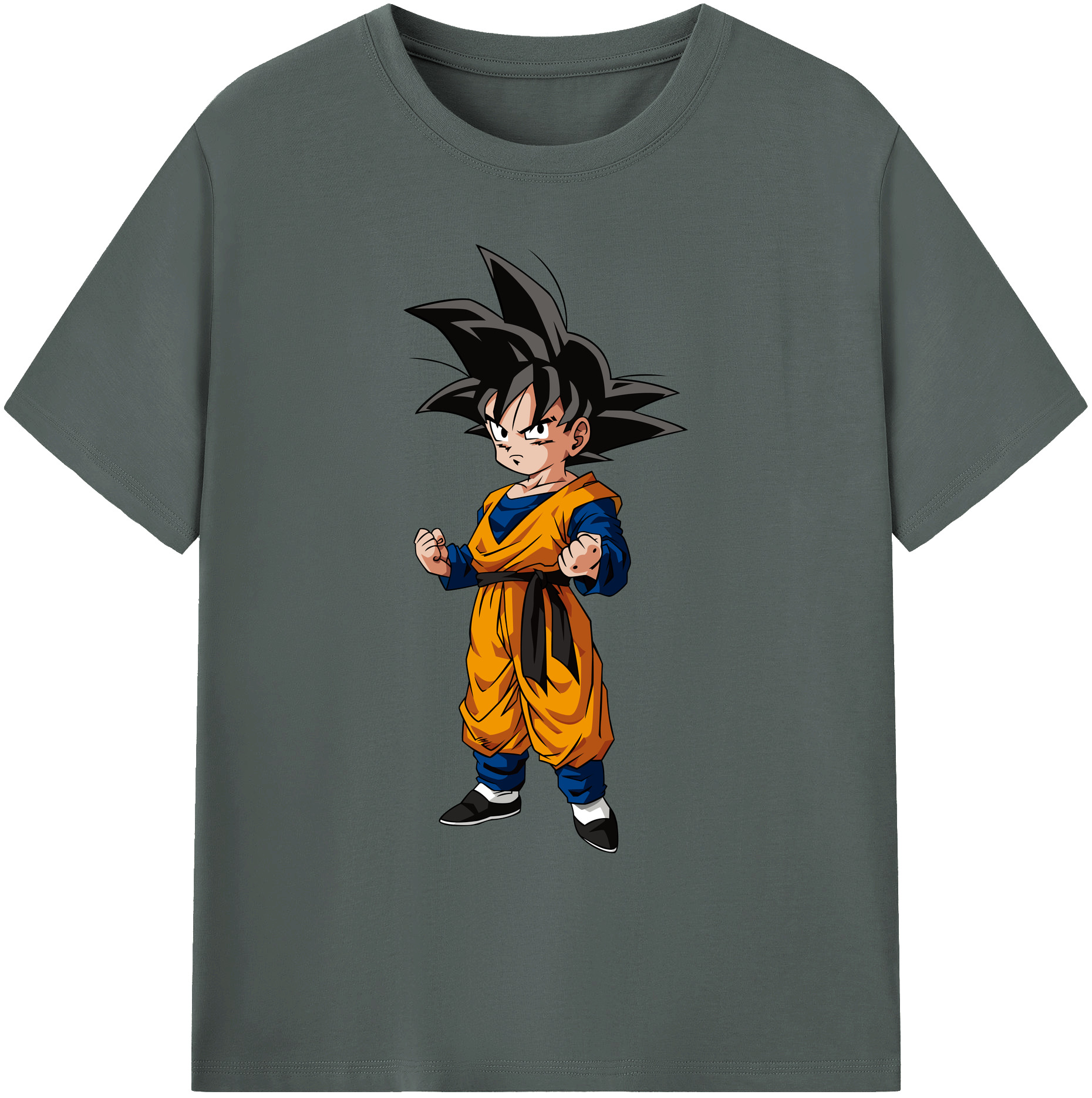 （画像用） ドラゴンボール 孫悟空（そん ごくう）Son Goku カカロット DRAGON BALL Kakarotto 綿100％ メンズ半袖Tシャツ｜肌触りやわらか＆通気性